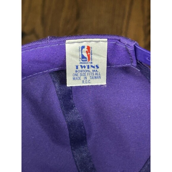 Vintage 90’s Phoenix Suns Split Bar Two-Tone Snapback Hat - Picture 3 of 3